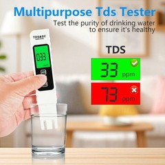 4 in 1 TDS Meter Digital Water Tester – Accurate and Reliable EC & White