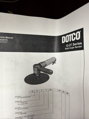 DOTCO 12L2788-80 Right Angle Grinder/sander. New