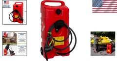 Portable Fuel Transfer Pump, 14 Gallon Gas Caddy
