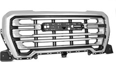 Front Upper Grille for 2019 2020 2021 2022 GMC Sierra 1500 Chrome Grill Bumper