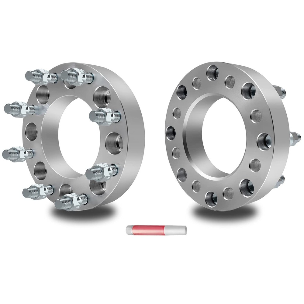 1.5 Inch Wheel Adapters Spacers 8 Lug 14×1.5 Studs 126.15 Bore 2PCS 8×6.5