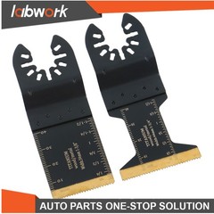 Labwork 12Pcs Titanium Oscillating Saw Blades Multi Tool Blade for Metal Plastic