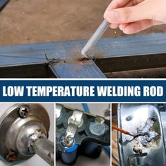 6PC Low Temperature Easy Melt Aluminum Silver Welding Rods Cored Wire Rod Solder