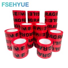 1-6-12-18-24-36-72Roll Fragile Handle With Care Carton Sealing Packing Tape2x110