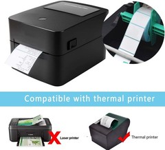 800 Pcs Self Adhesive Label Sticker, Blank White Rectangle Address Thermal La…