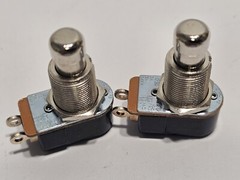 ELECTRIC GUITAR STOMP FOOR PEDAL SWITCH CARLING TOUCH PUSH BOTTON 250VA 2PCS