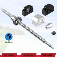 Ball Screw SFU1605 Antibacklash 250-2000mm+BK/BF12+Nut Housing+6.35*10mm Coupler
