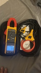 Fluke 381 True-RMS Clamp Meter Remote Display w/ Case, Leads, Backlight
