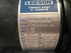 Leeson Permnent Magnet Gearmotor – CM31D18NZ7G w/Warranty