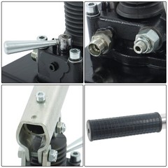 Double Acting Hydraulic Pump 2.7CID 5qt Manual With Control Valve