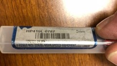 Brand New OSG HP419L-0787 Ball End Mill, 2.00mm Dia, Carbide G1710436