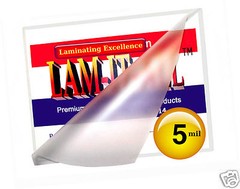 200/pack LAM-IT-ALL 5 Mil Military Card Hot Laminating Pouches 2-5/8 x 3-7/8