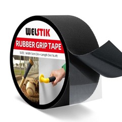 Rubber Grip Tape, Ultra Strong Waterproof Anti Slip Tape with Textured Adhesi…