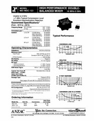 Anzac / MaCom MDC-123 Double Balanced Mixer (10 MHz – 3.000 MHz)