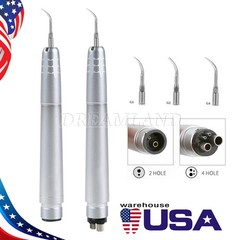 Dental Ultrasonic Air Perio Scaler Handpiece Scaling 2/4-Holes 3 Tips G1 G2 G4