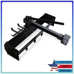 Heavy-Duty Steel Box Scraper Attachment for ATV/UTV, 42″ Tow Behind for Grading