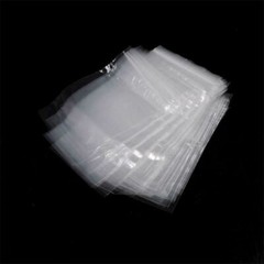CLEAR ZIP SEAL PLASTIC BAGS JEWELRY ZIPPER TOP LOCK RECLOSABLE BAGGIES 2 MIL 2ML