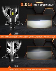 Autogood D2S D2R Led Bulbs 24000Lumens 600 Brightness 6000K Cool White Light