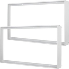 2SETS/PACK 2X4FT LED PANEL LIGHT SURFACE MOUNTED FRAME SURFACE MOUNTED KIT