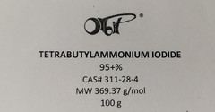 Tetrabutylammonium Iodide (100 g) 95+% [CAS# 311-28-4] TBAI QUAT QAS PTC