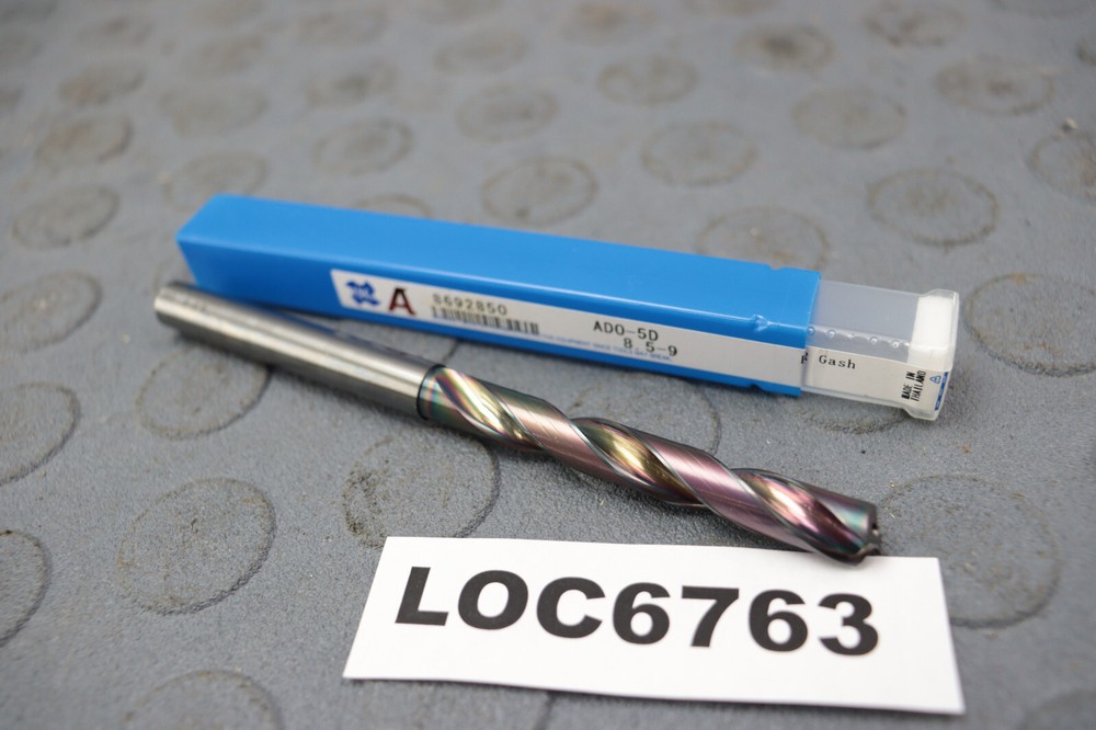 OSG 8.5MM CARBIDE DRILL 8692850 COOLANT LOC6763