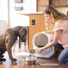 2 PACK Gamma2 Vittles Vault Stackable Pet Food Storage, 40-lb