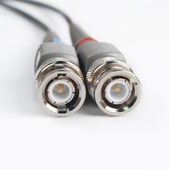 2pcs Oscilloscope Probe Scope Clip Test Cable Lead Kit 1X /10X BNC For P6100