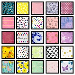 Poly Mailers 6×9 100 UNIQUE DIFFERENT DESIGNS