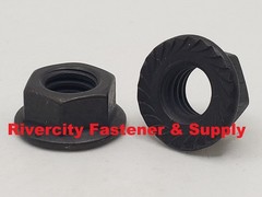 M6-1.0 Serrated Flange Nuts M6x1.0 Nut 6mm x 1.0 Serrated Flare whiz nuts