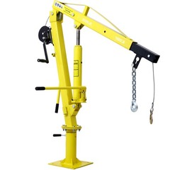 Foldable Hydraulic Swivel Lift Crane 2000LBS Capacity Pickup Truck Bed Hoist
