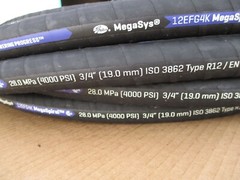 GATES HYDRAULIC HOSE 12EFG4K 3/4″ 25′ FEET FOUR WIRE HOSE SAE 100R12 4000 PSI