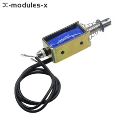 10PCS JF-0530B DC12V 300mA 5N/10mm Precise Pull-Push-Type Solenoid Electromagnet