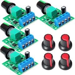 4pcs PWM Low Voltage Motor Speed Controller DC 1.8V/3V/5V/6V/12V 2A 1803BK 18
