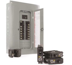 Homeline 100 Amp 20-Space 40-Circuit Indoor Main Breaker Qwik-Grip Plug-On Neutr