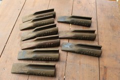 Hensley 31281CHX Tooth Point Scarfire ripper , lot of 9 teeth