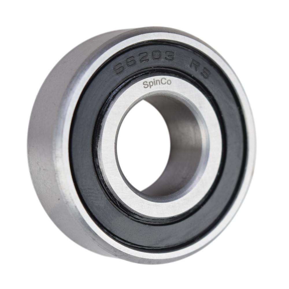 SS6203-2RS, SS6203LLU Stainless Steel Sealed Radial Ball Bearing 17X40X12 SpinCo