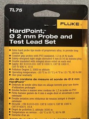 Genuine Fluke TL75 Hard Point 2mm Probe & Test Lead Set Don’t Be Fooled