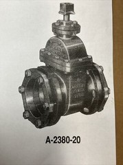 6” BRONZE STEM OPEN RIGHT MUELLER A2380 Double Disc Gate Valve G-42,-49,-37,-22