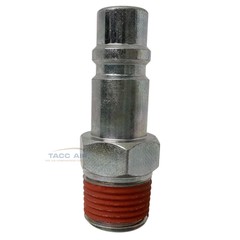 1/2″ MNPT x 1/2″ Body Industrial Style Coupler Plug Quick Connect Milton G Style