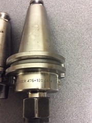 2 TechLeader Collet Chuck Tool Holders, Model 476-120-3814
