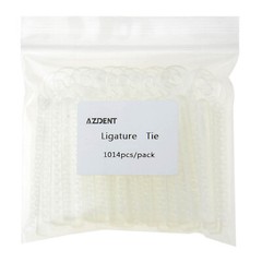 AZDENT Dental Orthodontic Elastic Ligature Ties Braces Rubber Bands 1014Pcs/Bag