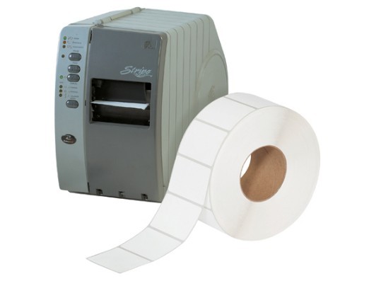 3 x 5″ White Removable Thermal Transfer Labels 1300/Roll 6 Rolls