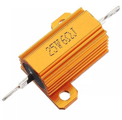 ‌25W RX24 Aluminum Wirewound Resistors 5% Tolerance J Type 0.01-30K Ohm 2PCS‌