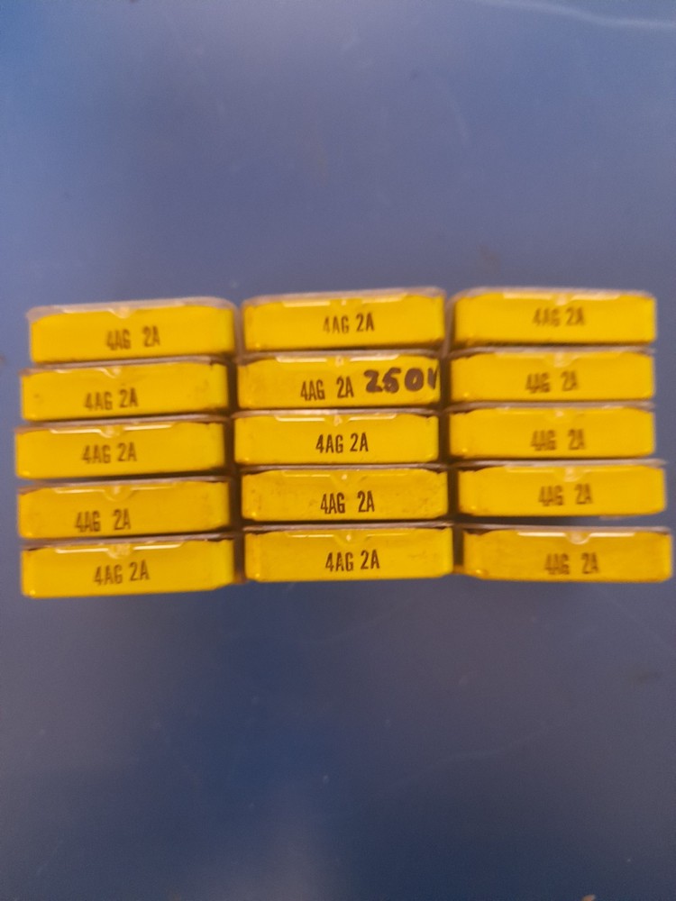 LOT OF 75 LITTELFUSE Fuses: 2 A, 250V AC, 100A at 250V AC/10kA at 125V AC