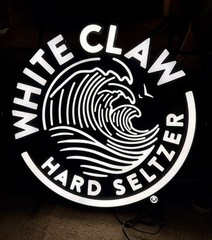 White Claw LED Faux Neon Illuminated Sign 24″ Black DC24V LED 3000mA