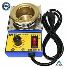 Solder Pot 50mm 500g Capacity 110V 150W Stepless Adjustable Temperature 200-480C