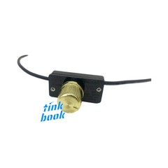 NEW 500W Zing Ear ZE-256 Rotary Dimmer Light Lamp Switch Brass 1-2-3 Gear