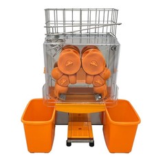 Commercial Orange Juicer Machine 110V Automatic Feeding Lemon Orange Squeezer US