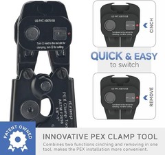 Heavy-Duty PEX Tool Set with Clamps and Pipe Cutter – Ideal for DIY and Plumbing