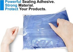 1000 6×9 1.5 Mil Bags Resealable Clear Suffocation Warning Poly OPP Cello Bag